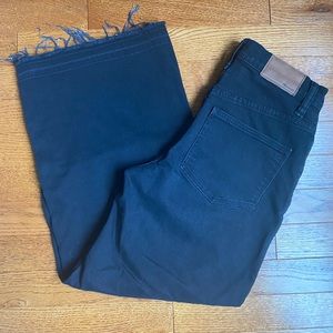 Madewell Wide Leg Crop Jeans